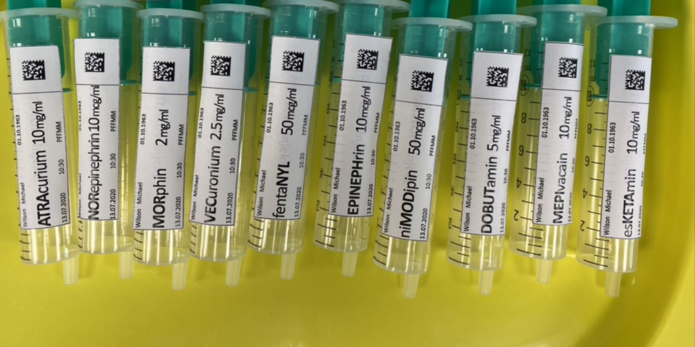 Eye tracking study on TML coded Syringe Labels